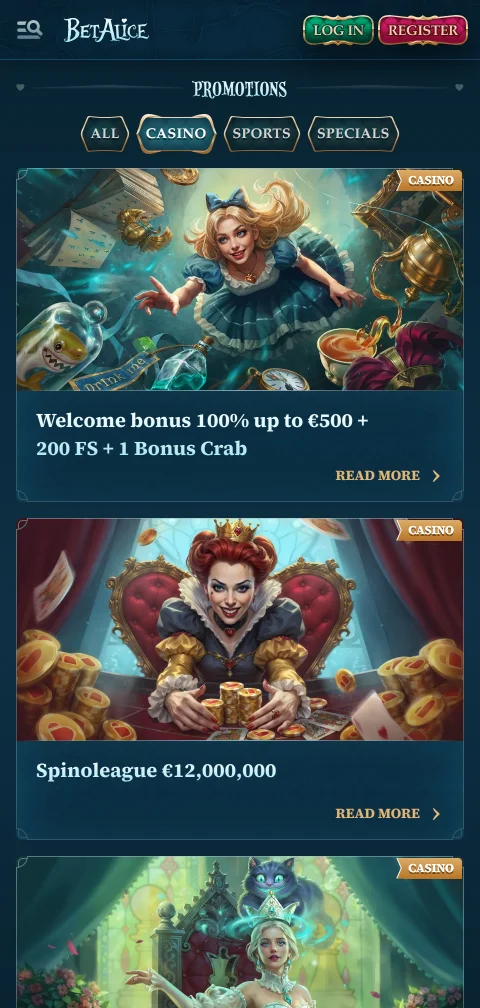 Métodos de pago de BetAlice Casino con tarjetas, billeteras electrónicas y criptomonedas
