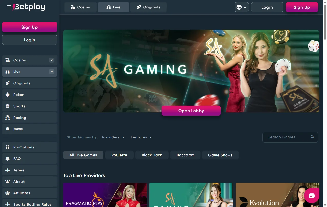 Bono de bienvenida de Betplay Casino y condiciones del rollover de 80x