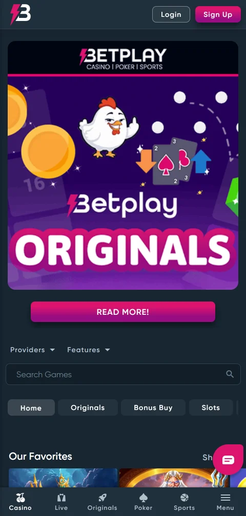 Caja cripto de Betplay Casino con depósitos por Bitcoin Lightning y USDT