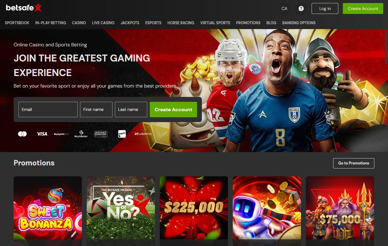 Betsafe Casino y su oferta para jugadores chilenos con casino y apuestas deportivas