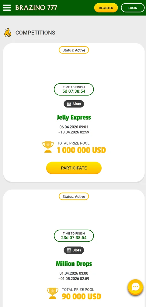 Cajero de Brazino777 Casino con WebPay.CL, Mach y transferencia bancaria chilena