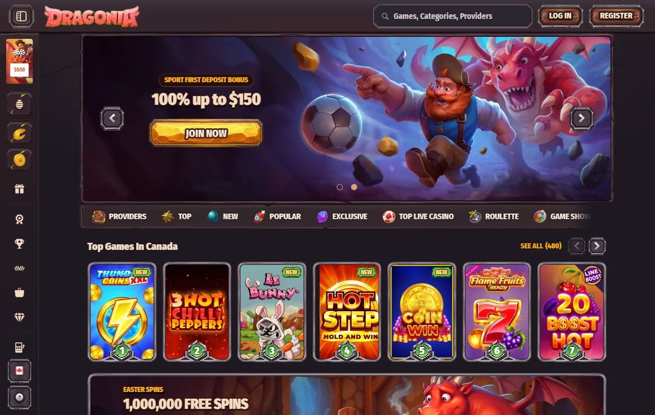 Dragonia Casino reúne slots, live casino y apuestas deportivas para jugadores chilenos