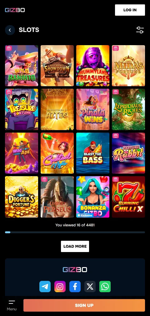 Licencia de Curazao y cifrado SSL de Gizbo Casino para jugadores chilenos