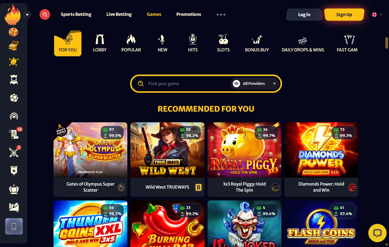 Promociones de HellSpin Casino con bono de bienvenida en CLP y recargas semanales