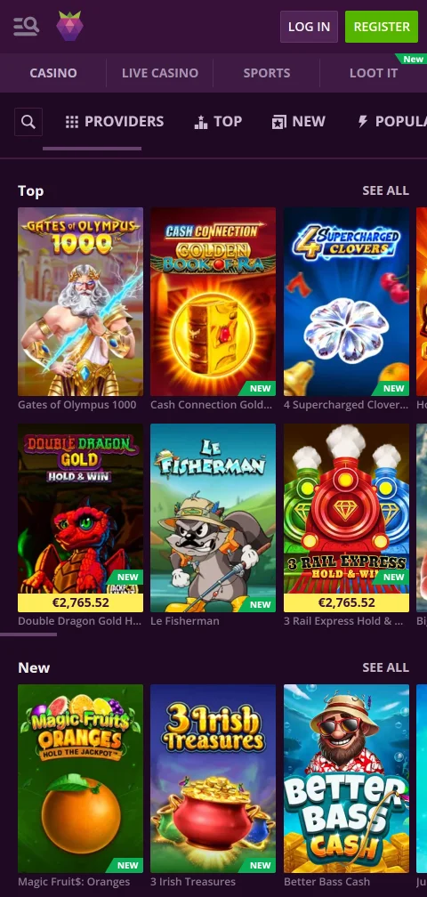 Licencia de Anjouan y datos de Stellar Ltd en el pie de Malina Casino