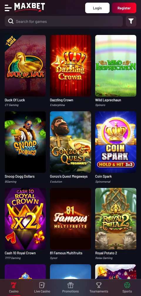 Licencia ONJN y herramientas de juego responsable de Maxbet Casino