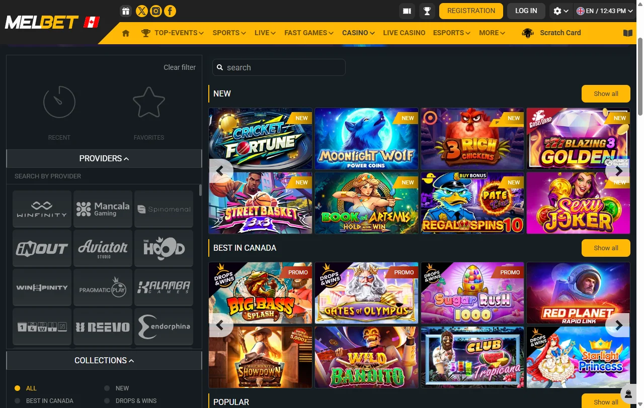 Paquete de bienvenida de Melbet Casino de hasta $1.113.000 CLP en tres depósitos