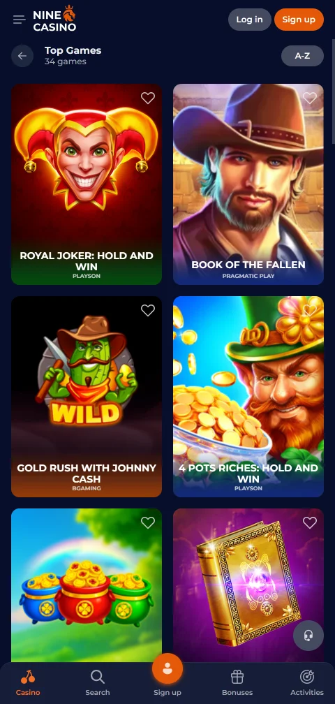 Depósitos y retiros de Nine casino con criptomonedas y billeteras electrónicas