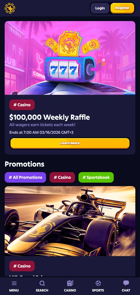 Cajero móvil de Roobet Casino con 11 criptomonedas y compra con tarjeta