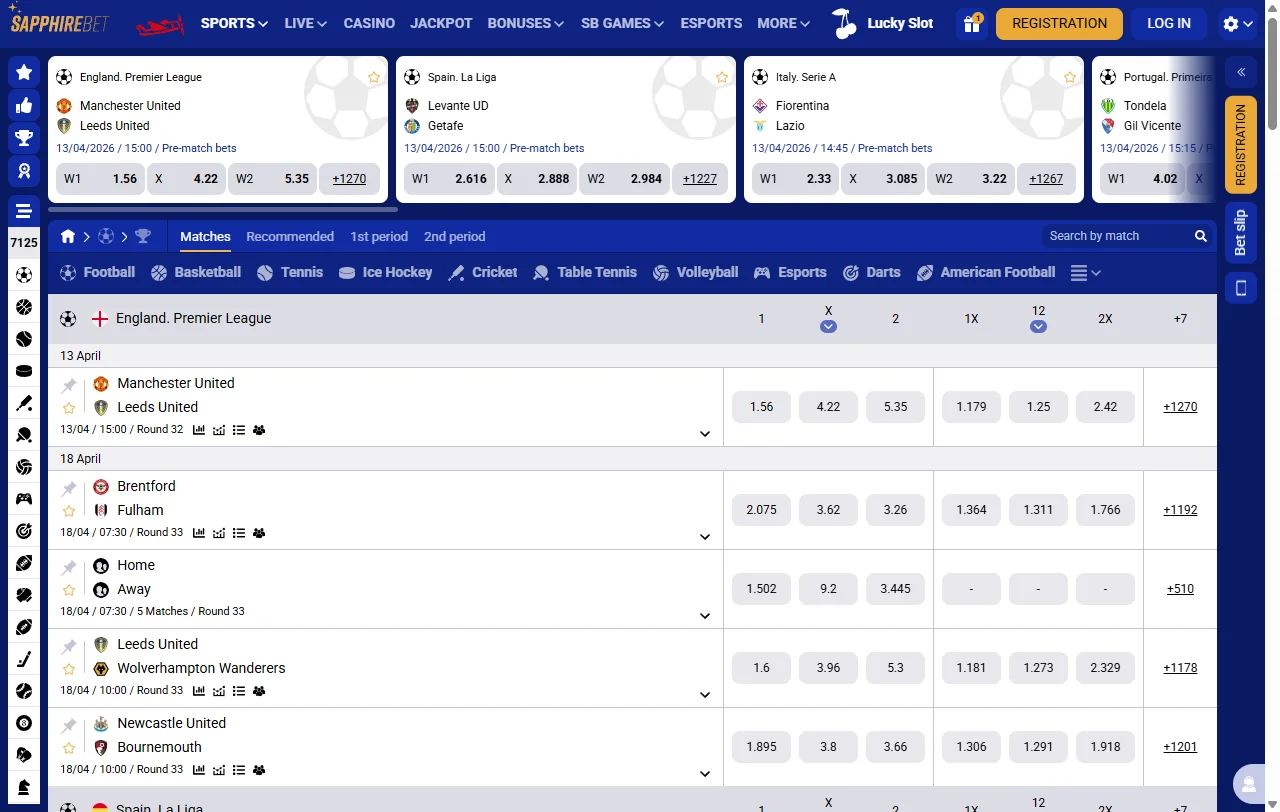 Paquete de bienvenida de SapphireBet con 150 giros en cuatro depósitos