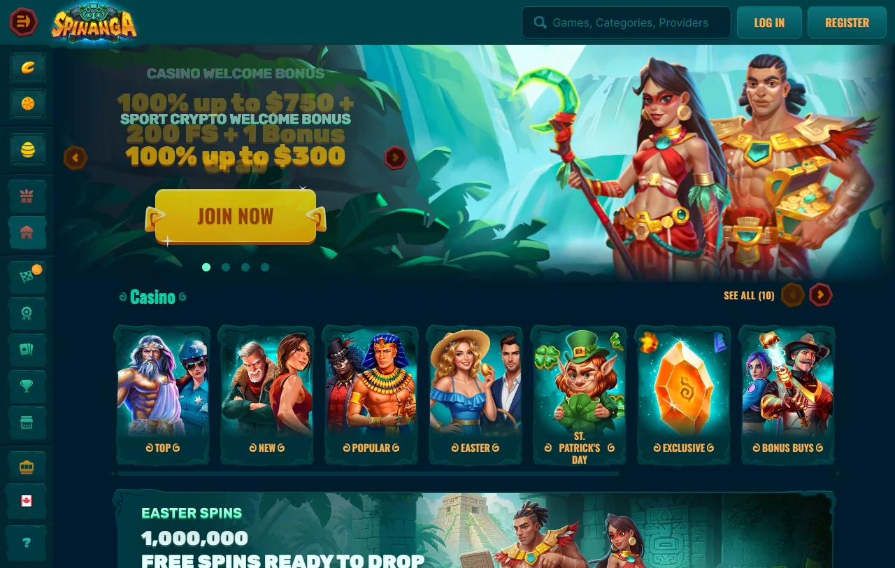 Visión general de Spinanga Casino para jugadores en Chile, con apuestas deportivas incluidas