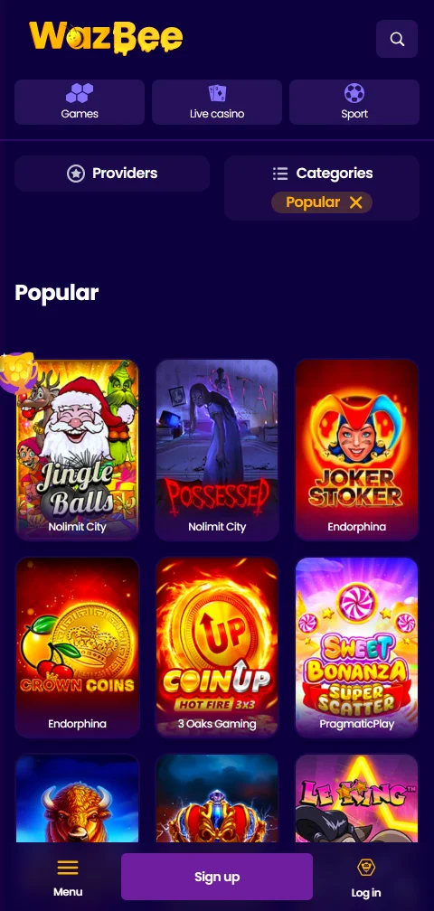 Wazbee Casino y sus métodos de pago para Chile con AstroPay y criptomonedas